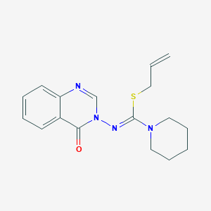 molecular formula C17H20N4OS B394635 allyl N-(4-oxoquinazolin-3(4H)-yl)piperidine-1-carbimidothioate 