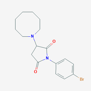 molecular formula C17H21BrN2O2 B394646 3-(Azocan-1-yl)-1-(4-bromophenyl)pyrrolidine-2,5-dione 