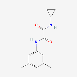 molecular formula C13H16N2O2 B3946500 N-cyclopropyl-N'-(3,5-dimethylphenyl)ethanediamide 