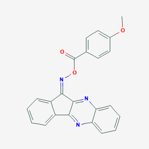 11H-indeno[1,2-b]quinoxalin-11-one O-(4-methoxybenzoyl)oxime