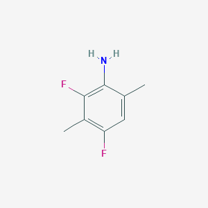 molecular formula C8H9F2N B039466 2,4-Difluoro-3,6-dimethylaniline CAS No. 119916-16-4