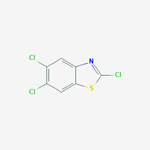 molecular formula C7H2Cl3NS B039471 2,5,6-Trichlorobenzo[D]thiazole CAS No. 120258-61-9