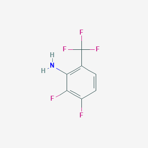molecular formula C7H4F5N B039473 2,3-Difluoro-6-(trifluoromethyl)aniline CAS No. 124185-34-8
