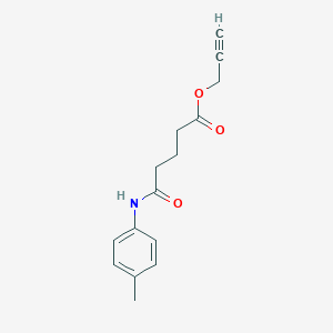 molecular formula C15H17NO3 B394779 2-Propynyl 5-oxo-5-(4-toluidino)pentanoate 