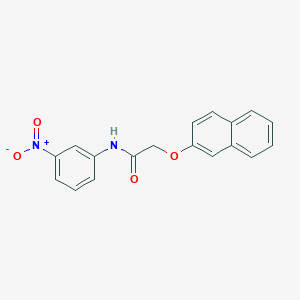 molecular formula C18H14N2O4 B394793 2-(2-naphthyloxy)-N-(3-nitrophenyl)acetamide 