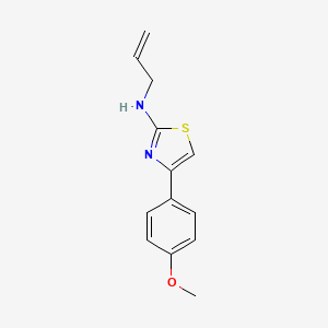 molecular formula C13H14N2OS B3948222 N-allyl-4-(4-methoxyphenyl)-1,3-thiazol-2-amine 