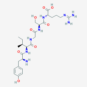 molecular formula C26H42N8O8 B039488 Tyr-ile-gly-ser-arg CAS No. 120940-31-0