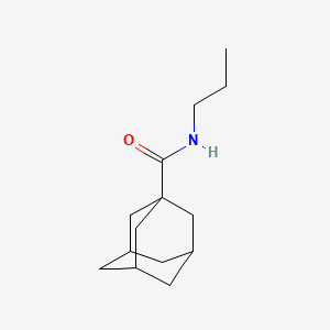 molecular formula C14H23NO B3949099 N-propyladamantane-1-carboxamide 
