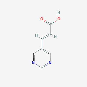 (E)-3-(Pyrimidin-5-YL)acrylic acid
