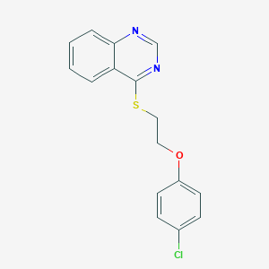 4-{[2-(4-Chlorophenoxy)ethyl]sulfanyl}quinazoline