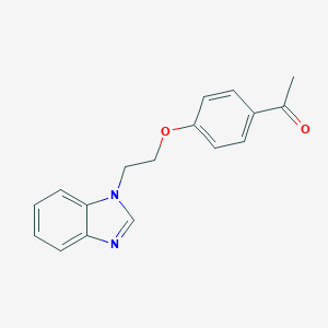 1-{4-[2-(1H-benzimidazol-1-yl)ethoxy]phenyl}ethanone