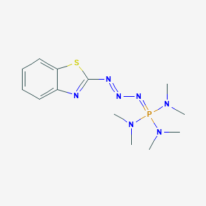 N-{[3-(1,3-benzothiazol-2-yl)-2-triazenylidene][bis(dimethylamino)]phosphoranyl}-N,N-dimethylamine