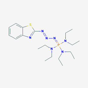 N-{[3-(1,3-benzothiazol-2-yl)-2-triazenylidene][bis(diethylamino)]phosphoranyl}-N,N-diethylamine
