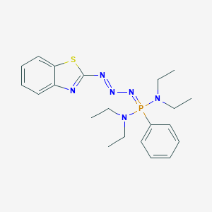 N-[[3-(1,3-benzothiazol-2-yl)-2-triazenylidene](diethylamino)phenylphosphoranyl]-N,N-diethylamine