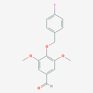 4-[(4-Iodobenzyl)oxy]-3,5-dimethoxybenzaldehyde