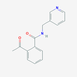 2-acetyl-N-(3-pyridinylmethyl)benzamide