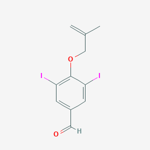 3,5-Diiodo-4-[(2-methylprop-2-en-1-yl)oxy]benzaldehyde