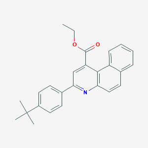 Ethyl 3-(4-tert-butylphenyl)benzo[f]quinoline-1-carboxylate