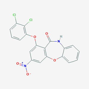 1-(2,3-dichlorophenoxy)-3-nitrodibenzo[b,f][1,4]oxazepin-11(10H)-one