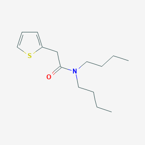molecular formula C14H23NOS B3953968 2-Thiopheneacetamide, N,N-dibutyl- 