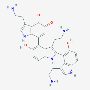 molecular formula C30H30N6O4 B039540 Tdo-HT CAS No. 118230-91-4