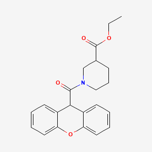 molecular formula C22H23NO4 B3954159 ethyl 1-(9H-xanthene-9-carbonyl)piperidine-3-carboxylate 