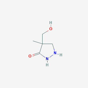 4-(Hydroxymethyl)-4-methylpyrazolidin-3-one