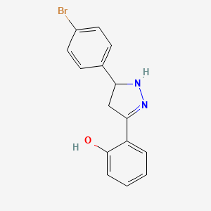 molecular formula C15H13BrN2O B3955045 Mycobactin-IN-2 
