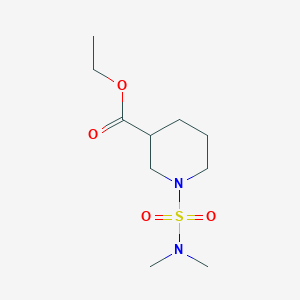 molecular formula C10H20N2O4S B3955649 Ethyl 1-(dimethylsulfamoyl)piperidine-3-carboxylate 