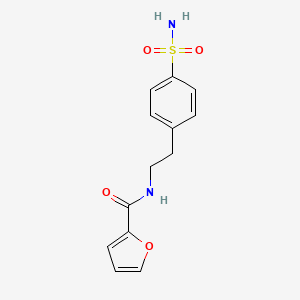 molecular formula C13H14N2O4S B3955999 N-[2-(4-sulfamoylphenyl)ethyl]furan-2-carboxamide 