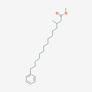 molecular formula C23H38O2 B039564 Methyl 3-Methyl-15-phenylpentadecanoate CAS No. 116754-85-9