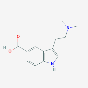 molecular formula C13H16N2O2 B039566 3-[2-(dimethylamino)ethyl]-1H-Indole-5-carboxylic acid CAS No. 114365-09-2