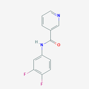 molecular formula C12H8F2N2O B395716 N-(3,4-difluorophenyl)pyridine-3-carboxamide 
