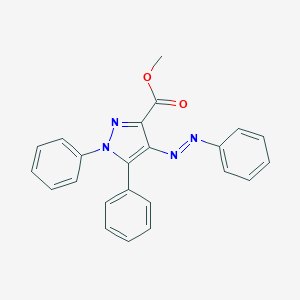 methyl 1,5-diphenyl-4-(phenyldiazenyl)-1H-pyrazole-3-carboxylate