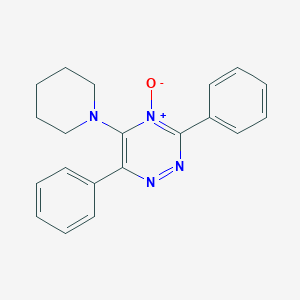 3,6-Diphenyl-5-(1-piperidinyl)-1,2,4-triazine 4-oxide