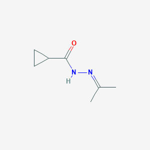 N-(propan-2-ylideneamino)cyclopropanecarboxamide