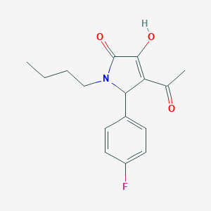 4-acetyl-1-butyl-5-(4-fluorophenyl)-3-hydroxy-1,5-dihydro-2H-pyrrol-2-one