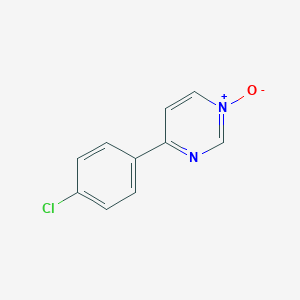 4-(4-Chlorophenyl)pyrimidine 1-oxide