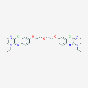 N-(3-chloro-1-ethyl-2(1H)-pyrazinylidene)-N-{4-[2-(2-{4-[(3-chloro-1-ethyl-2(1H)-pyrazinylidene)amino]phenoxy}ethoxy)ethoxy]phenyl}amine