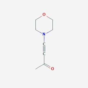 molecular formula C8H11NO2 B039588 4-Morpholin-4-ylbut-3-yn-2-one CAS No. 114479-14-0