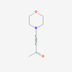 molecular formula C8H11NO2 B039588 1-Morpholino-1-butyne-3-one CAS No. 114479-14-0