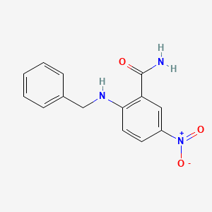 molecular formula C14H13N3O3 B3959177 2-(benzylamino)-5-nitrobenzamide 