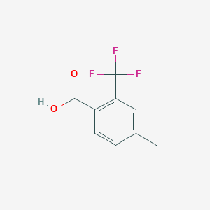 molecular formula C9H7F3O2 B039594 4-methyl-2-(trifluoromethyl)benzoic Acid CAS No. 120985-64-0