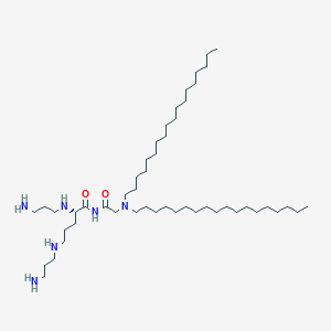 molecular formula C49H102N6O2 B039601 Dioctadecylamidoglycylspermine CAS No. 124050-77-7