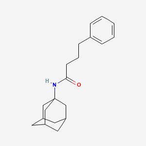 molecular formula C20H27NO B3960215 N-1-adamantyl-4-phenylbutanamide 