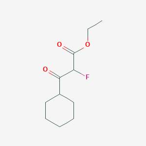 alpha-Fluoro-beta-oxo-cyclohexanepropanoic acid ethyl ester