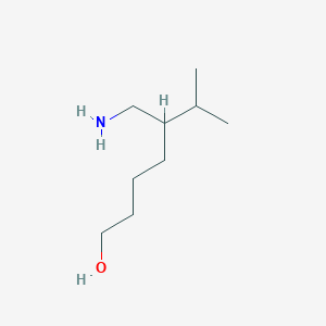 5-(Aminomethyl)-6-methylheptan-1-ol