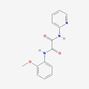 molecular formula C14H13N3O3 B3961090 N-(2-methoxyphenyl)-N'-2-pyridinylethanediamide 