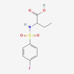 molecular formula C10H12FNO4S B3962874 MFCD02331421 