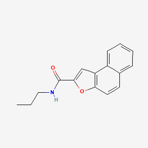molecular formula C16H15NO2 B3963998 N-propylnaphtho[2,1-b]furan-2-carboxamide 